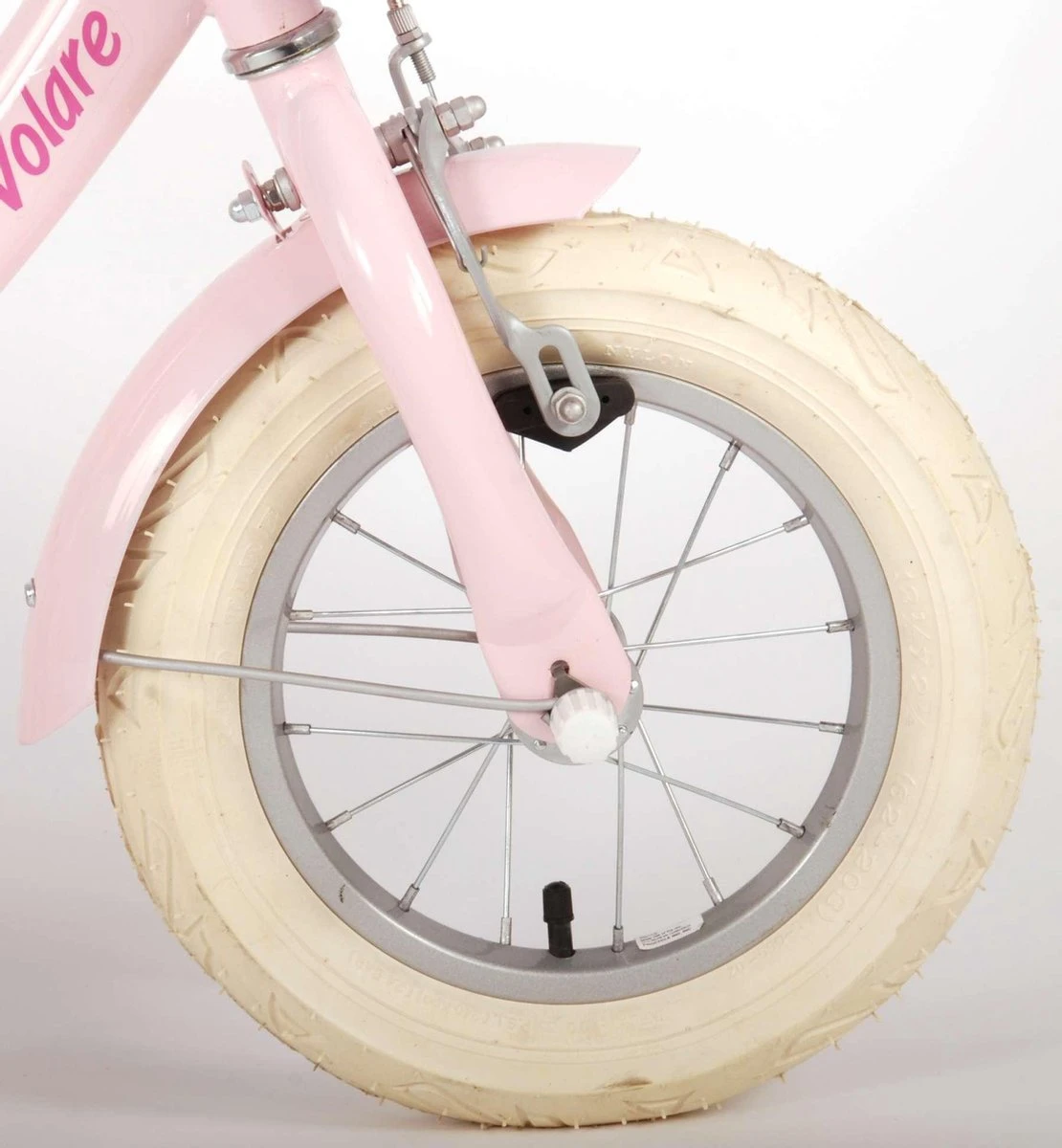 Volare Ashley Kinderfiets - Meisjes - 12 Inch - Roze - 95% Afgemonteerd - Afbeelding 10