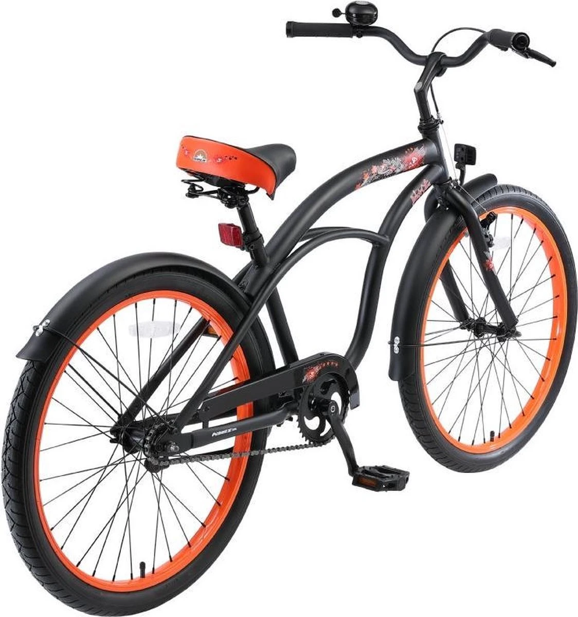 Bikestar 24 Inch Cruiser Kinderfiets, Zwart - Afbeelding 3