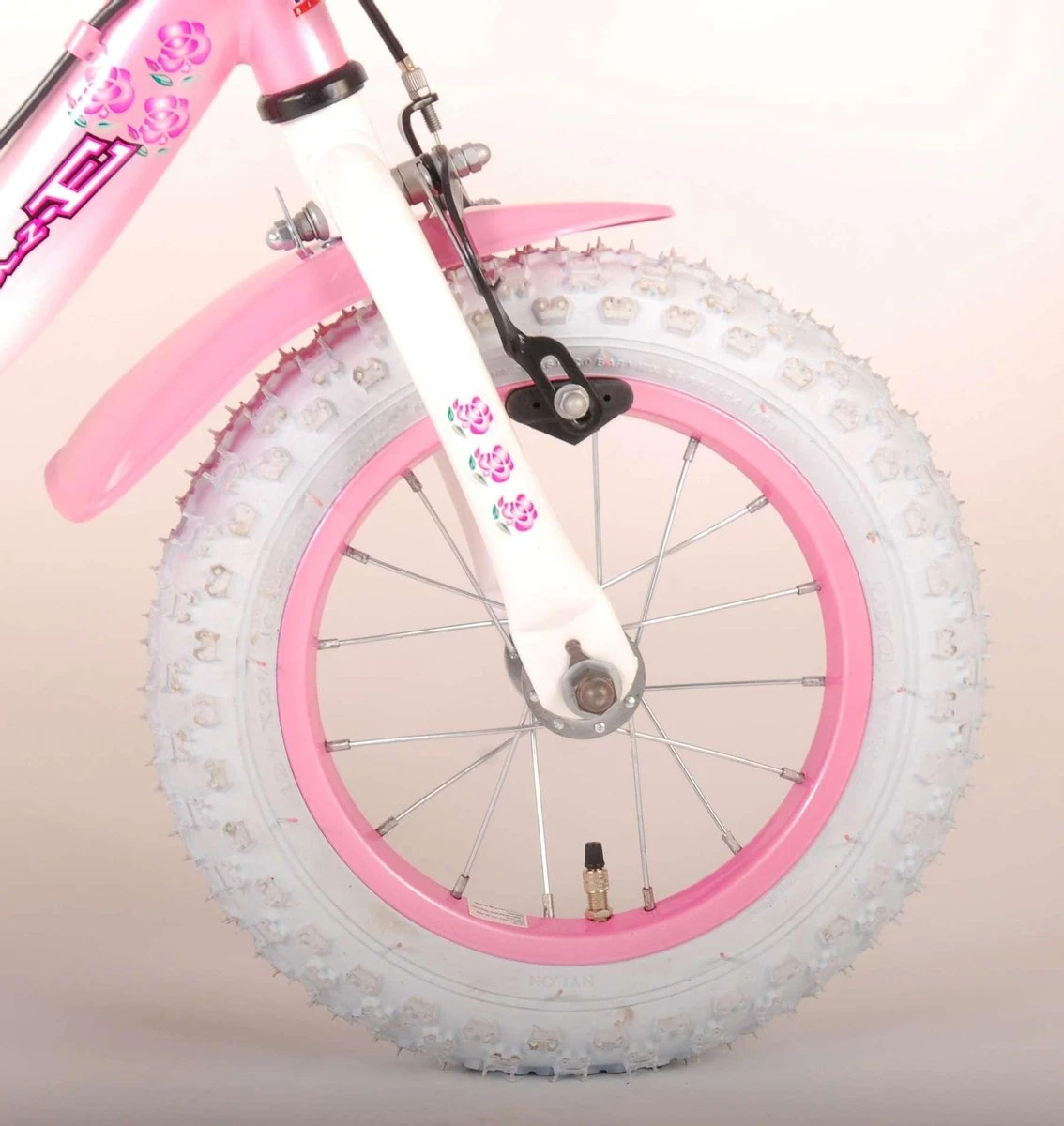 Volare Rose Kinderfiets - Meisjes - 12 Inch - Roze - 2 Handremmen - Afbeelding 16