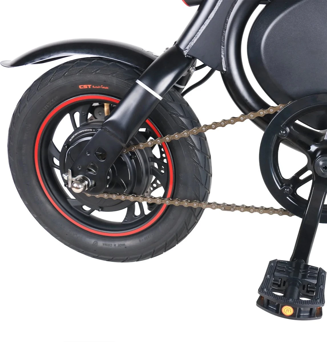 Windgoo - B3 Elektrische Long-Range E-Bike Met Trappers - E-bike - 25Km / H - Zwart - Afbeelding 2