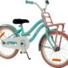 2Cycle Cargo Meisjesfiets - 18 Inch - Voordrager - Turquoise - Meisjesfiets