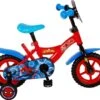 Marvel Spider-Man Kinderfiets - Jongens - 10 Inch - Rood/Blauw - Doortrapper