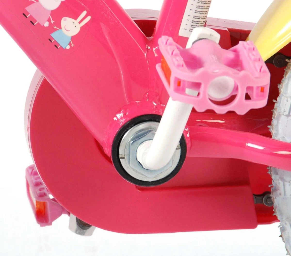 Volare Peppa Pig Kinderfiets - Meisjes - 12 Inch - Roze - Afbeelding 8