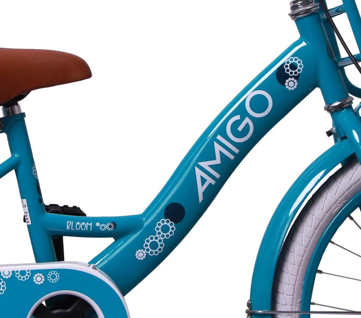 Amigo Bloom Meisjesfiets - Kinderfiets 20 Inch - Turquoise - Afbeelding 4
