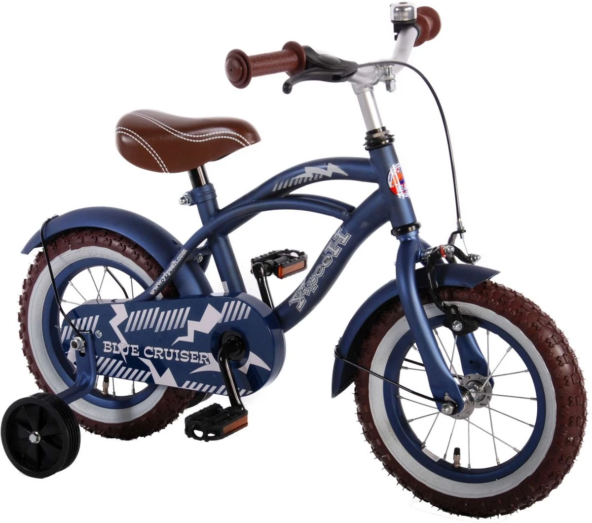 Volare Blue Cruiser Kinderfiets - Jongens - 12 Inch - Blauw - 95% Afgemonteerd - Afbeelding 3