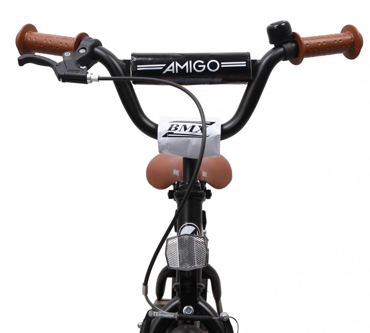 Amigo BMX Fun Jongensfiets - Kinderfiets 12 Inch - Matzwart - Afbeelding 8