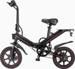 OUXI - V5 - 16 Inch - Elektrische Fiets - E Bike - Elektrische Vouwfiets - APP IOS/ Android - 500W Motor - 15Ah Lithuim Ion Batterij - Zwart