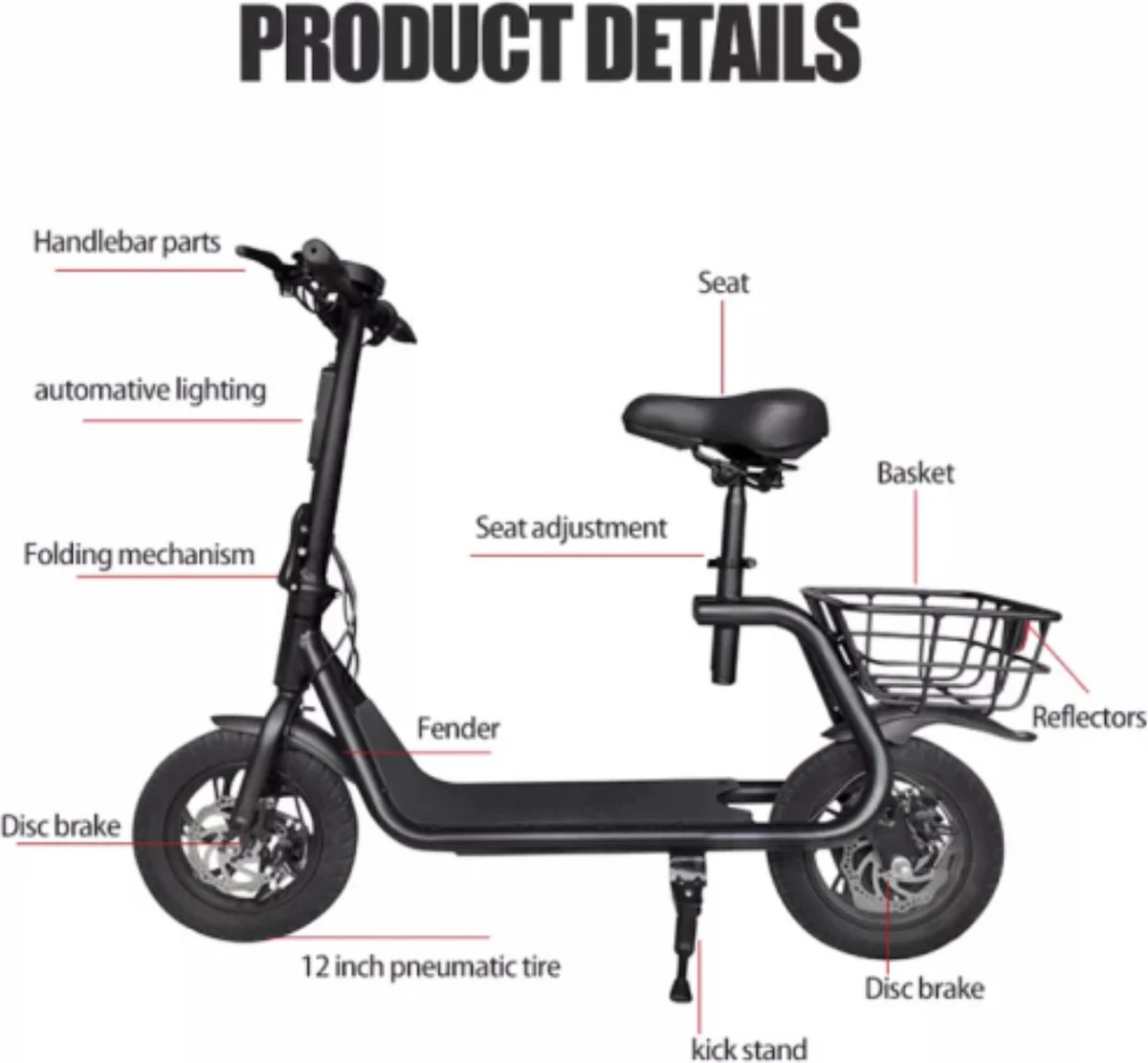 Gyro Elektrische Mini-scooter - Opvouwbaar - Afbeelding 2