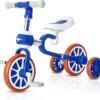 3 In 1 - Multifunctioneel Ombouwbare Kinderdriewieler - Kinder Trike - Peuterfiets - Kinder Fiets - Verstelbaar Zadel - Lichtgewicht - Lefvrije Banden -Ombouwbaar Tot Loopfiets, Driewieler, Tweewieler - Voor Kinderen Van 1-51 Jaar Roze