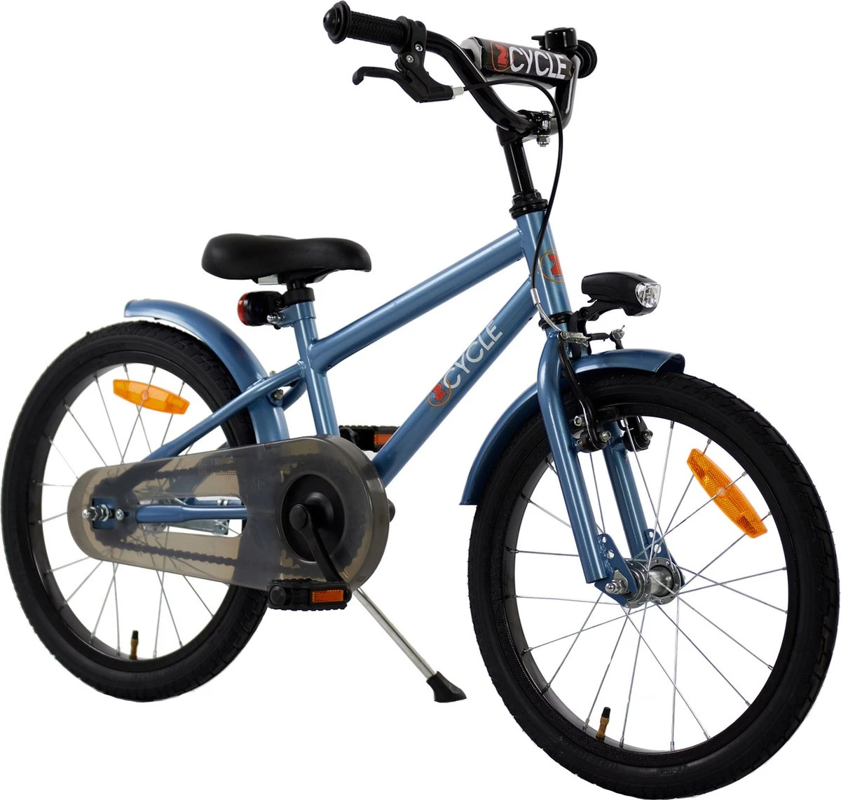 2Cycle Racer Kinderfiets - 18 Inch - Blauw - Jongensfiets