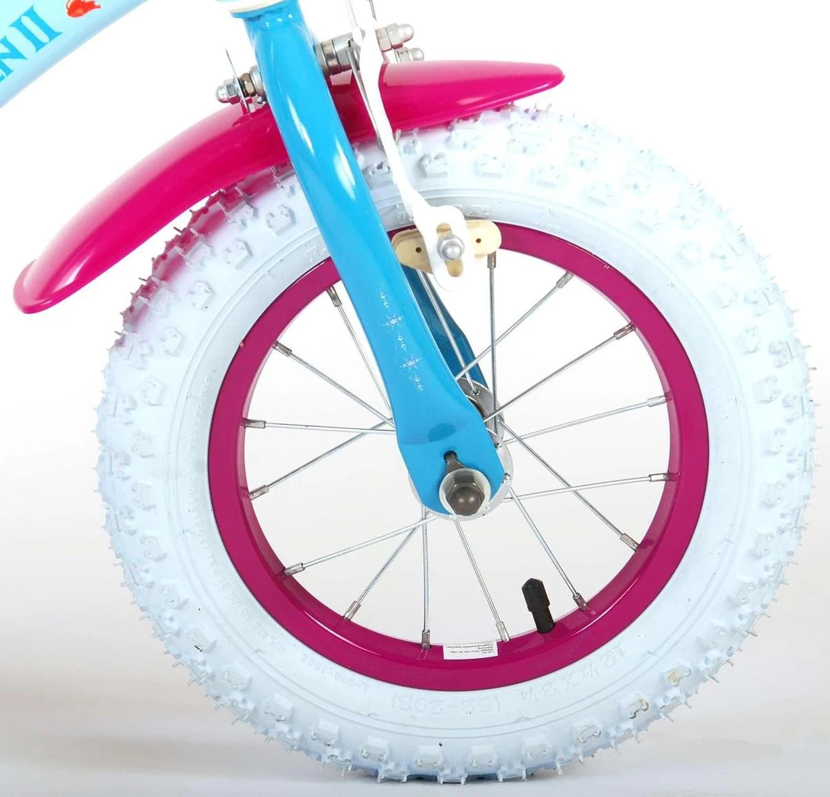 Volare Disney Frozen 2 Kinderfiets - Meisjes - 12 Inch - Blauw/Paars - Afbeelding 9
