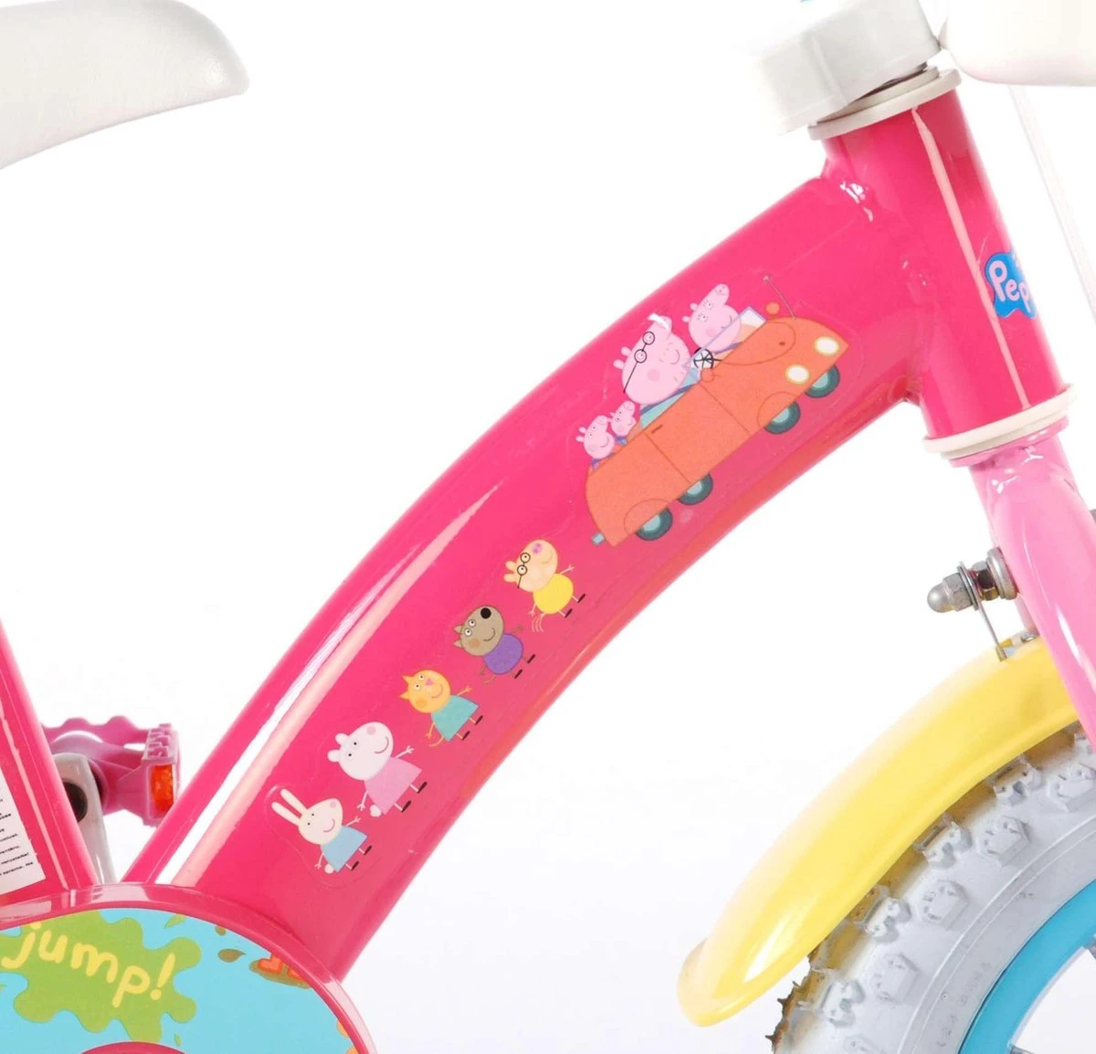 Volare Peppa Pig Kinderfiets - Meisjes - 12 Inch - Roze - Afbeelding 4