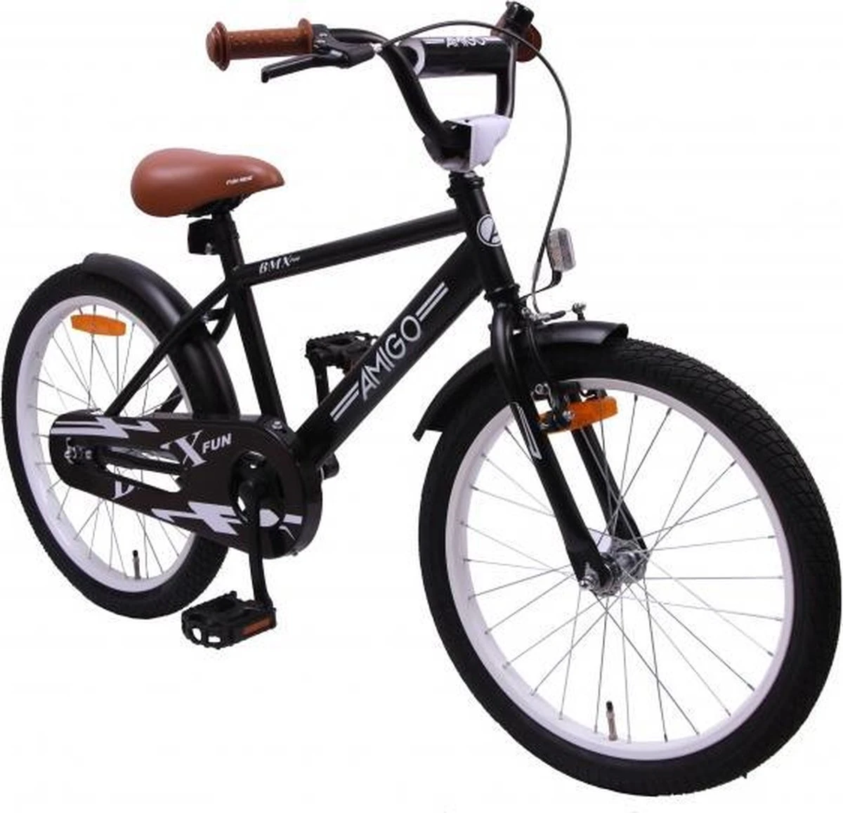 AMIGO BMX Fun- Kinderfiets 20 Inch - Jongens - Zwart - Afbeelding 11