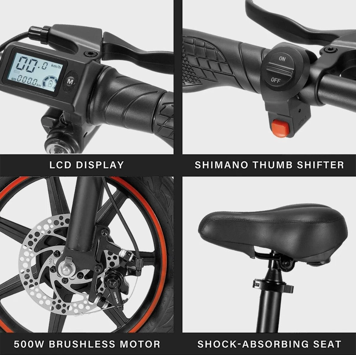 Fast Trax V1 - 14 Inch - Elektrische Fiets - E Bike - Elektrische Vouwfiets - Afbeelding 11