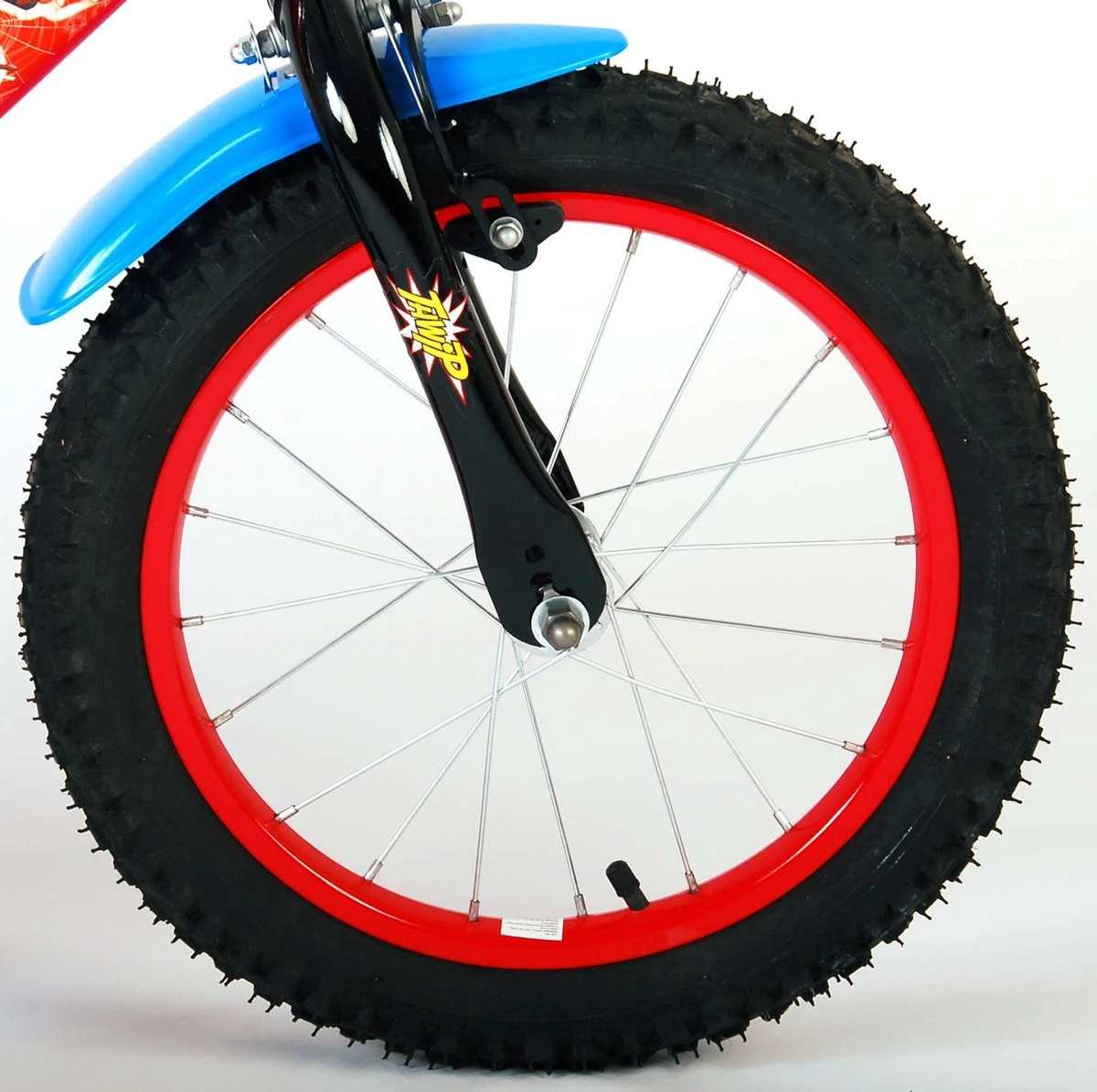 Marvel Spider-Man Kinderfiets - Jongens - 16 Inch - Blauw/Rood - Afbeelding 7