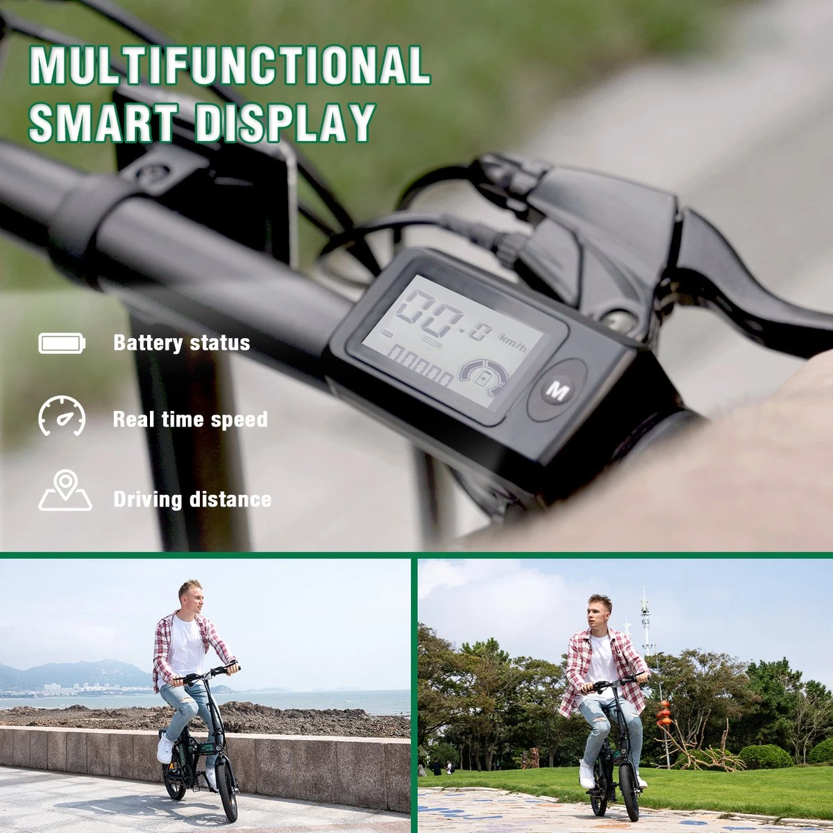 Hitway BK5 Elektrische Fiets | Opvouwbare E-bike | 16 Inch | Hitway BK5 250W Motor | Zwart - Afbeelding 3