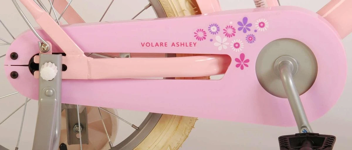 Volare Ashley Kinderfiets - Meisjes - 16 Inch - Roze - 95% Afgemonteerd - Afbeelding 6