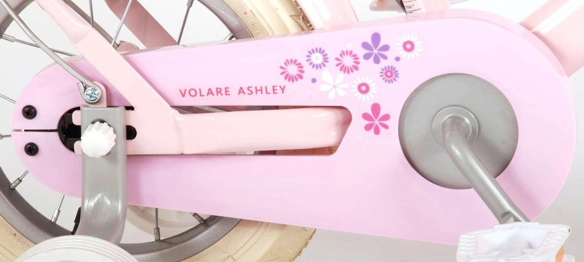 Volare Ashley Kinderfiets - Meisjes - 12 Inch - Roze - 95% Afgemonteerd - Afbeelding 13