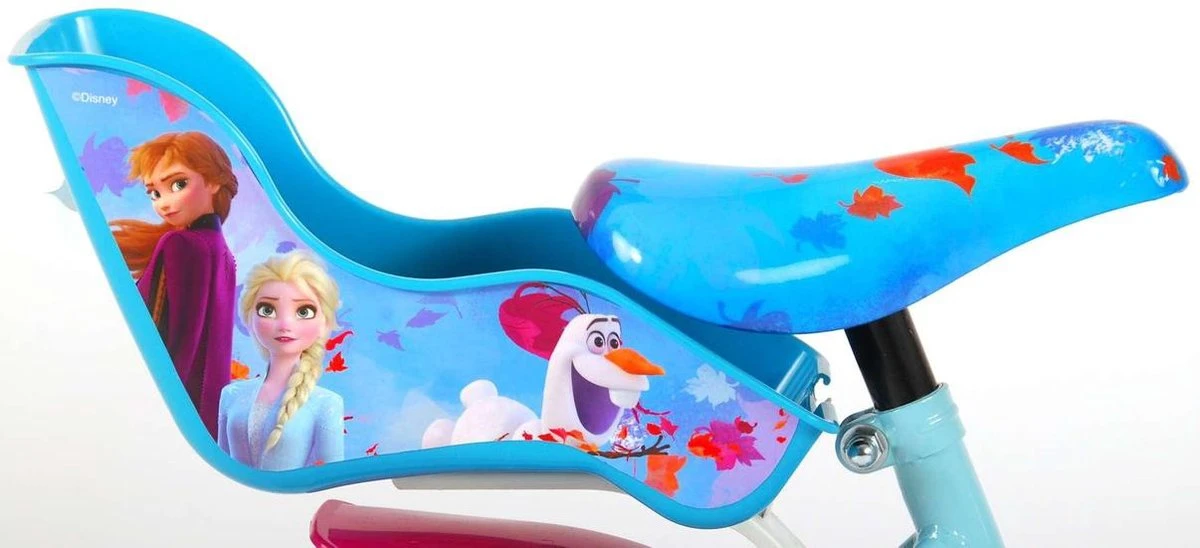 Volare Disney Frozen 2 Kinderfiets - Meisjes - 12 Inch - Blauw/Paars - Afbeelding 11