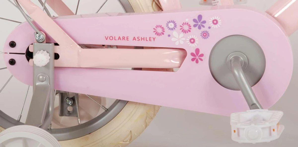 Volare Ashley Kinderfiets - Meisjes - 14 Inch - Roze - 95% Afgemonteerd - Afbeelding 12