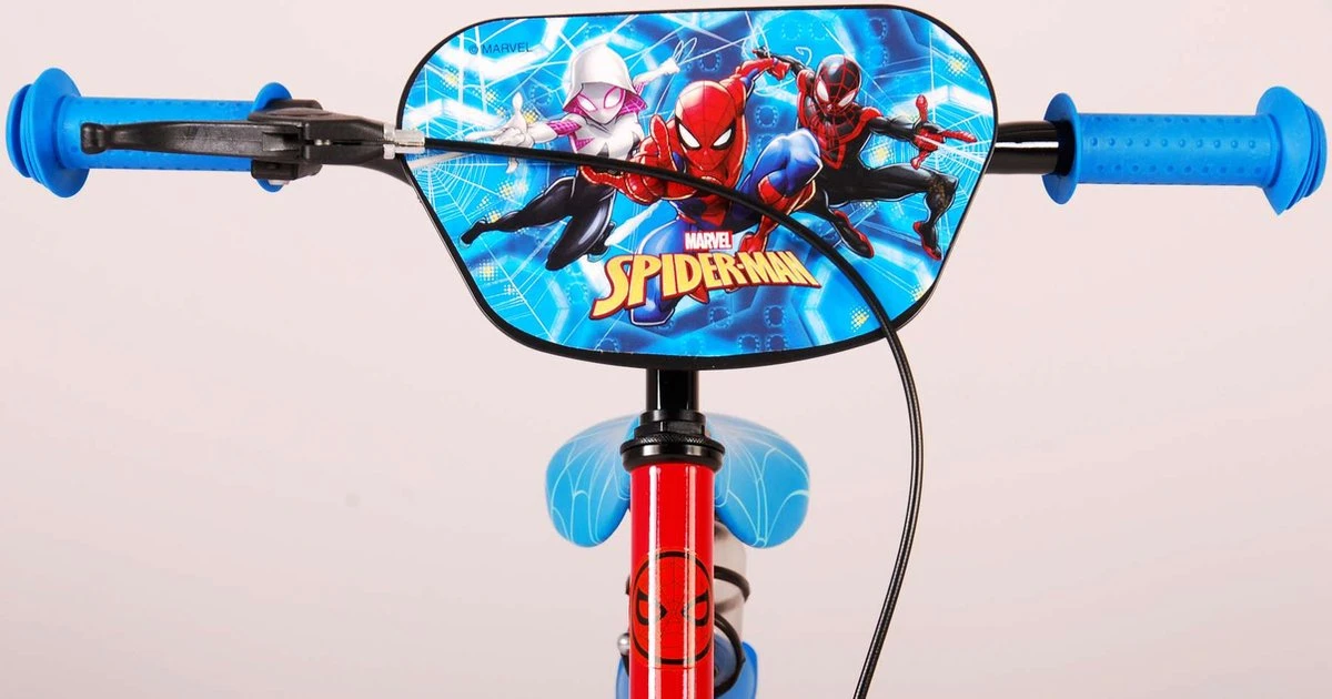 Marvel Spider-Man Kinderfiets - Jongens - 16 Inch - Blauw/Rood - Afbeelding 6