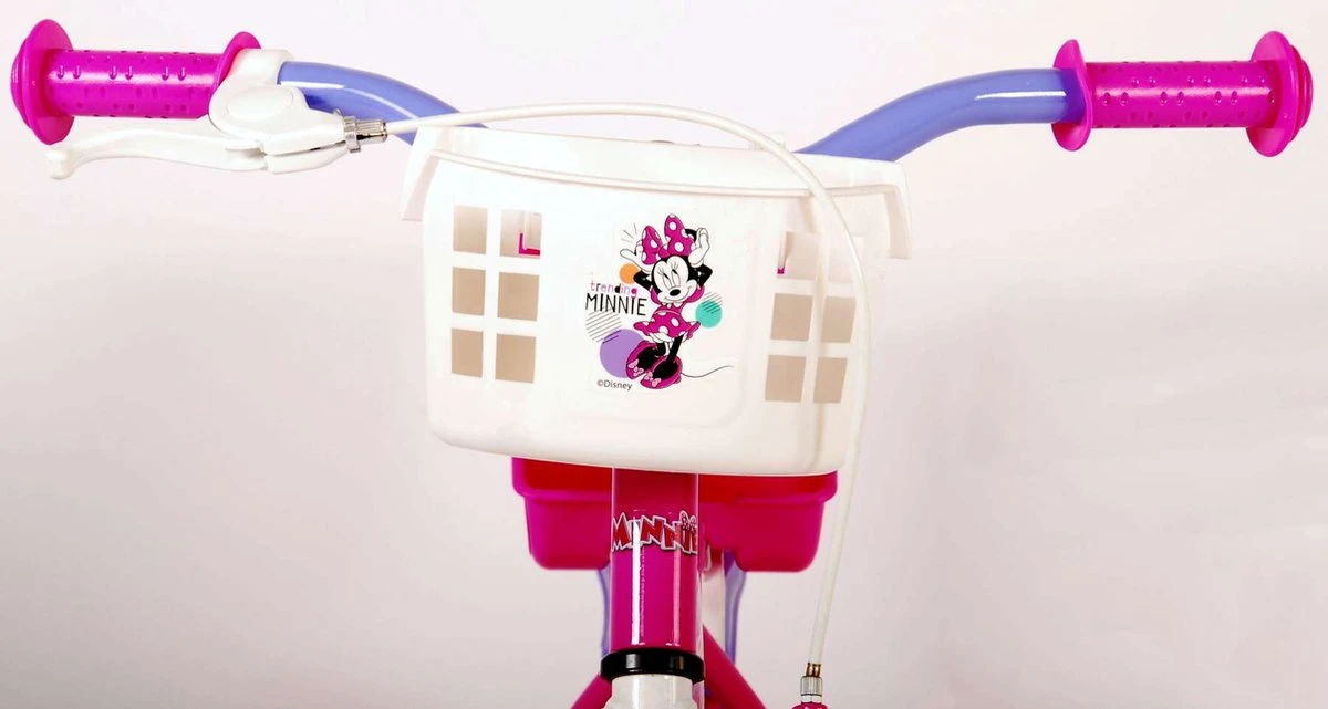 Volare Disney Minnie Cutest Ever! - Kinderfiets - Meisjes - 14 Inch - Roze - Afbeelding 7