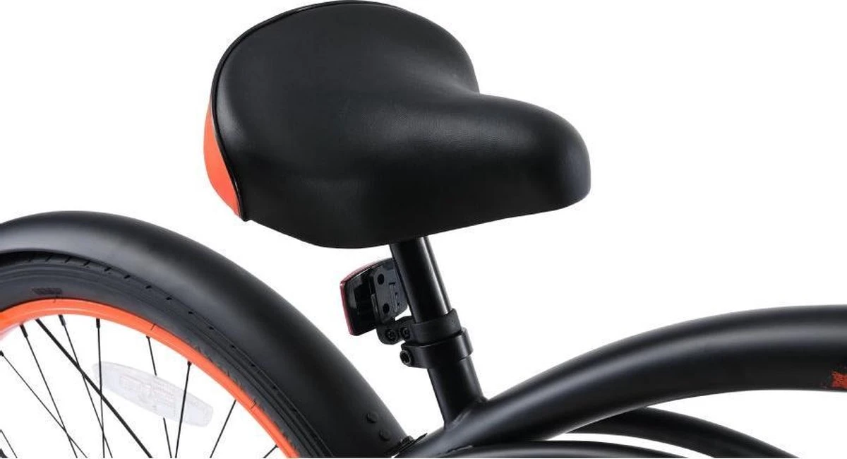 Bikestar 24 Inch Cruiser Kinderfiets, Zwart - Afbeelding 8