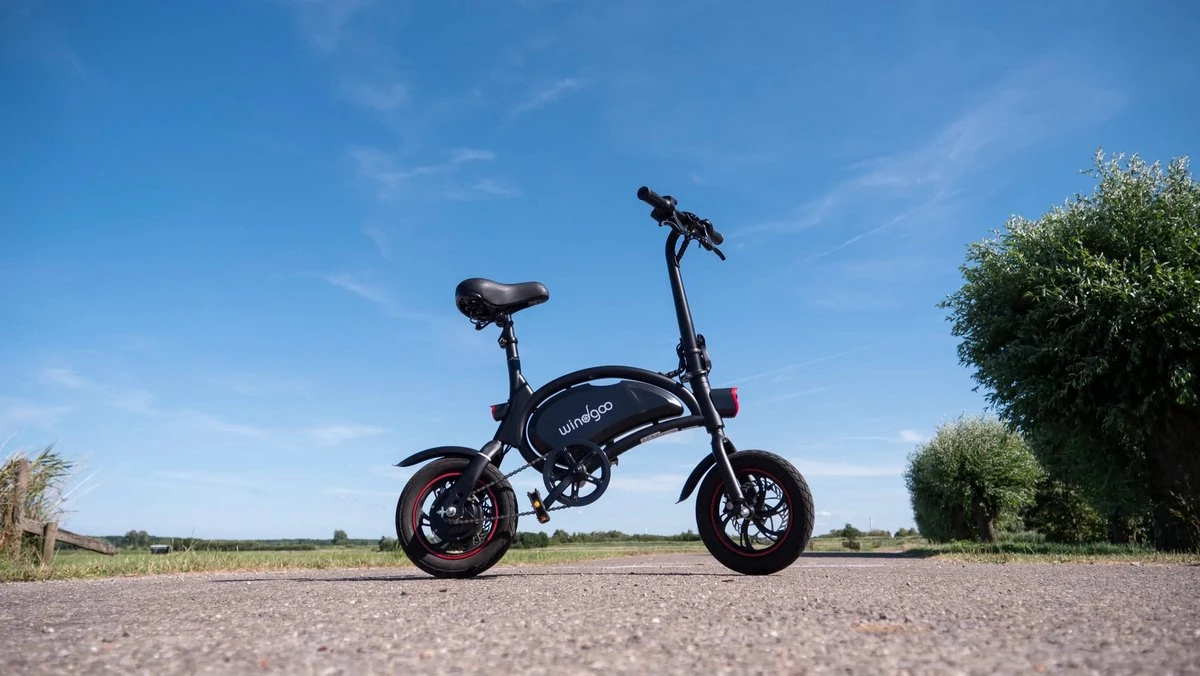 Windgoo - B3 Elektrische Long-Range E-Bike Met Trappers - E-bike - 25Km / H - Zwart - Afbeelding 7