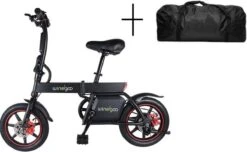 Elektrische Vouwfiets - Windgoo B20 PRO + Stepgo Reistas - 25 Km/h - Elektrische Fiets Opvouwbaar - Plooifiets Voor Kinderen & Volwassenen