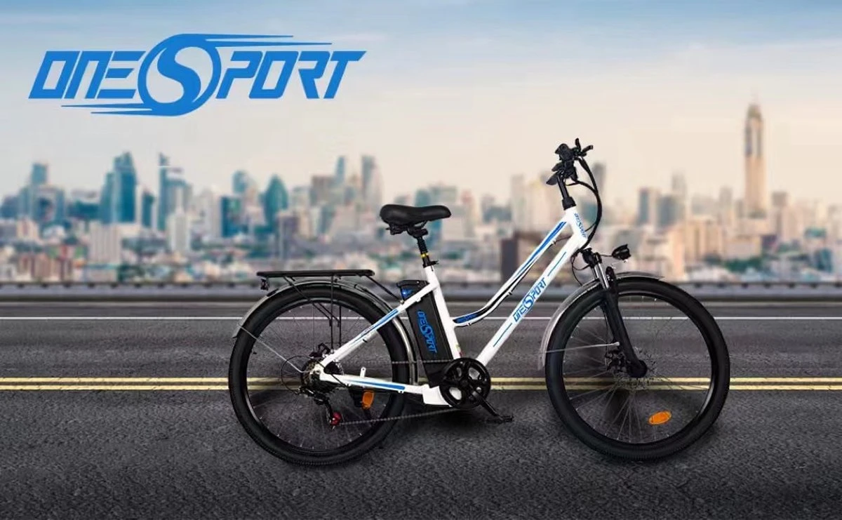 Elektrische Fiets E-Fietsen | E-bike- 26 Inch - Volwassen 250w Elektrische Fiets Volwassen-BK1-Wit - Afbeelding 8