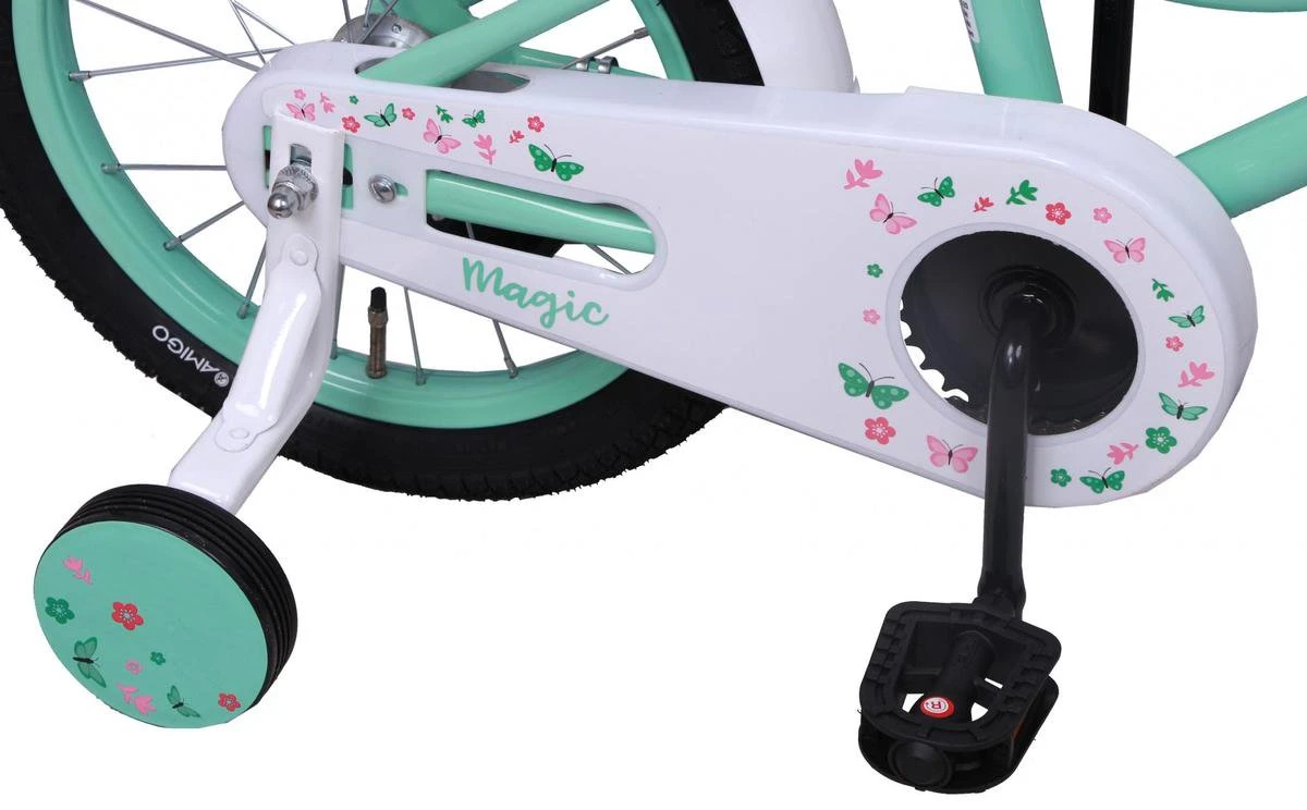 Amigo Magic Meisjesfiets - Kinderfiets 16 Inch - Turquoise - Afbeelding 5