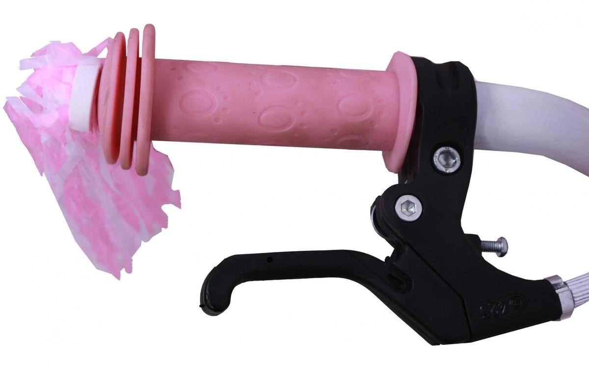 Amigo Magic Meisjesfiets - Kinderfiets 14 Inch - Wit - Afbeelding 9