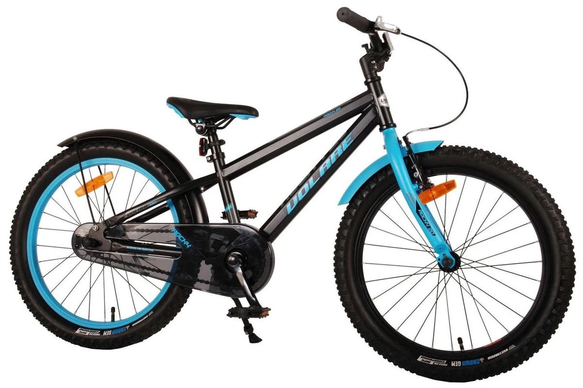 Volare Rocky Kinderfiets - 20 Inch - Zwart - 95% Afgemonteerd - Prime Collection - Afbeelding 2