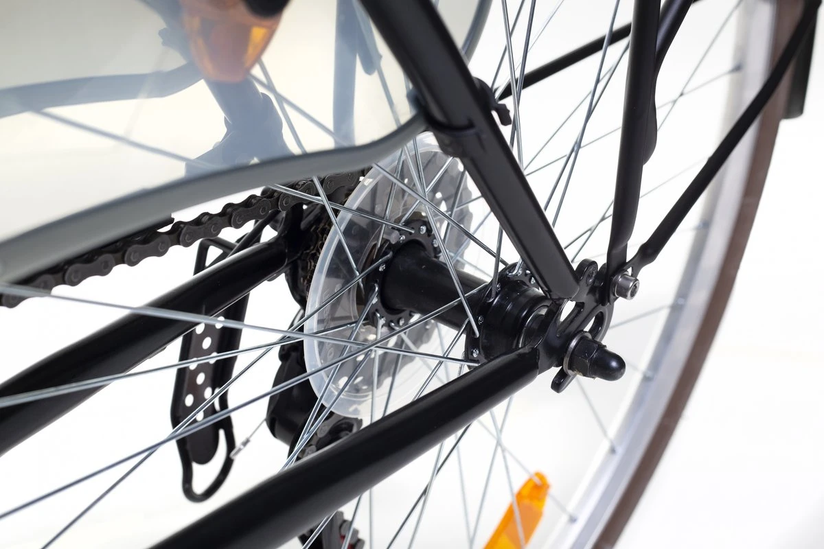 Amigo Style - Damesfiets 28 Inch - Fiets Met 6 Versnellingen - Zwart - Afbeelding 6