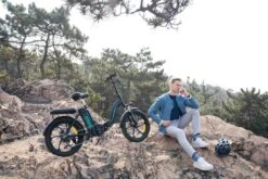 HITWAY E-bike Elektrische Fiets 20" Vouwfiets Met Dikke Banden, 250W/36V/11,2Ah Accu, 35-90 Km, Offroad-mountainbike Met Shimano 7 Versnellingen, CityBike Voor Heren En Dames