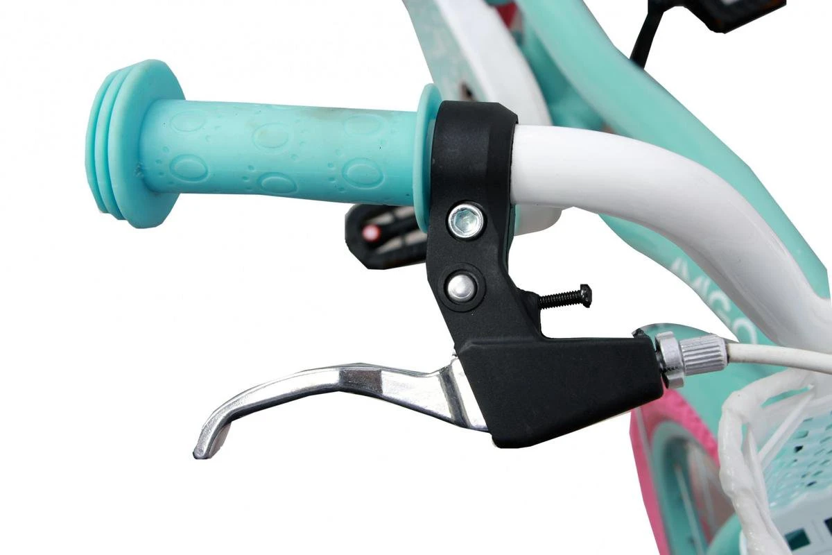 Amigo Lovely Meisjesfiets - Kinderfiets 12 Inch - Turquoise - Afbeelding 4