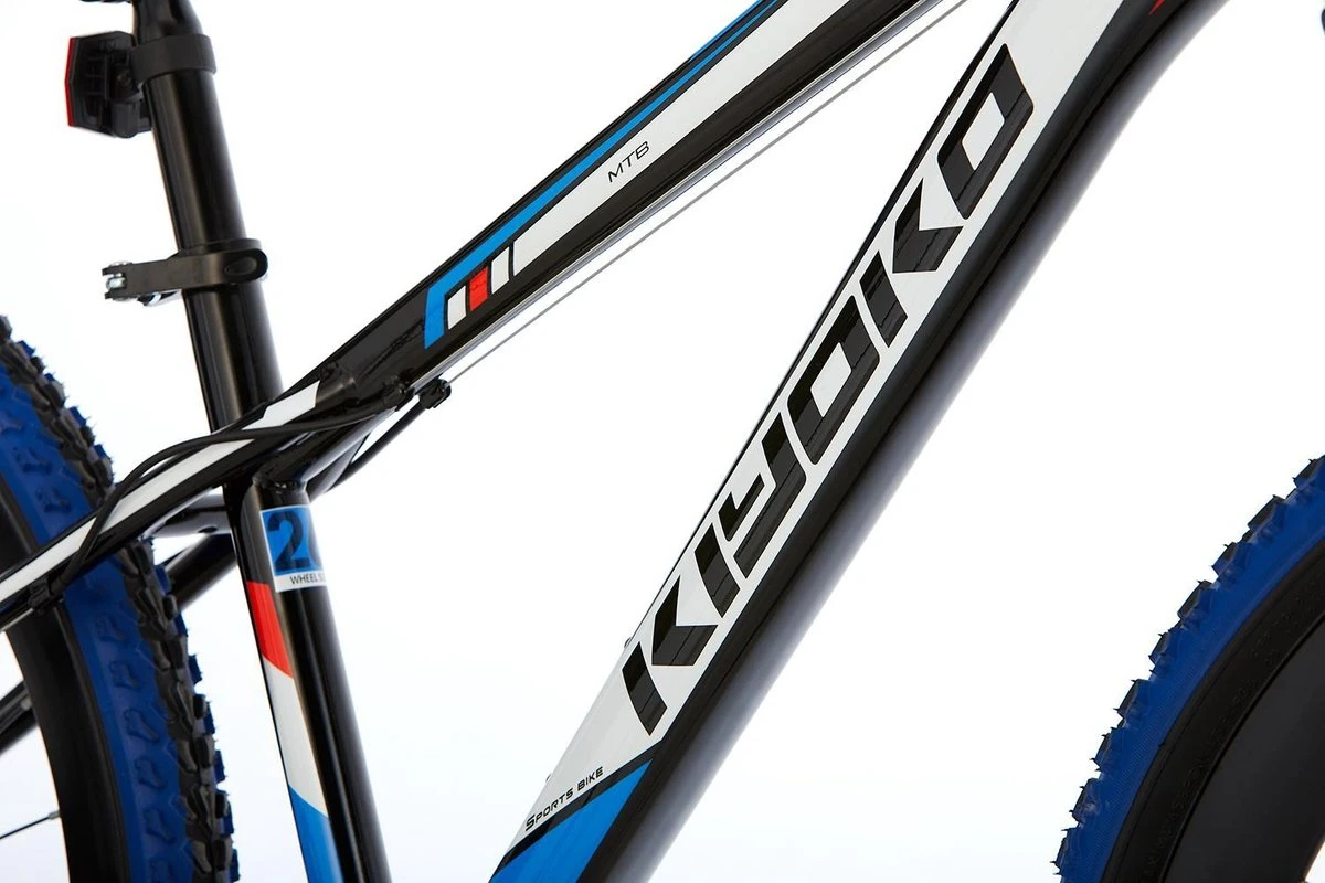 Supersuper Kiyoko Kinder Mountainbike - 7 Versnellingen - 26 Inch - Jongens - Zwart/Blauw - Afbeelding 3