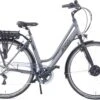 Amigo E-Vibe D1 - Elektrische Stadsfiets Voor Dames - Met 7 Versnellingen - Matgrijs