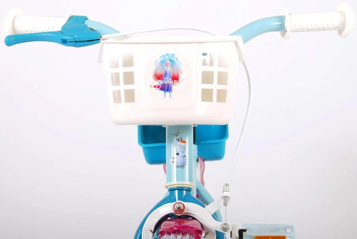 Volare Disney Frozen 2 Kinderfiets - Meisjes - 12 Inch - Blauw/Paars - Afbeelding 10