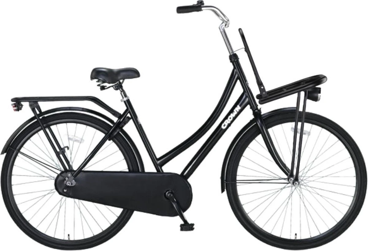 Crown Moscow Omafiets 28 Inch 53cm Zwart