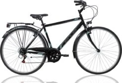 Denver D-Road,herenfiets, Trekking, 7 Sp, Zwart