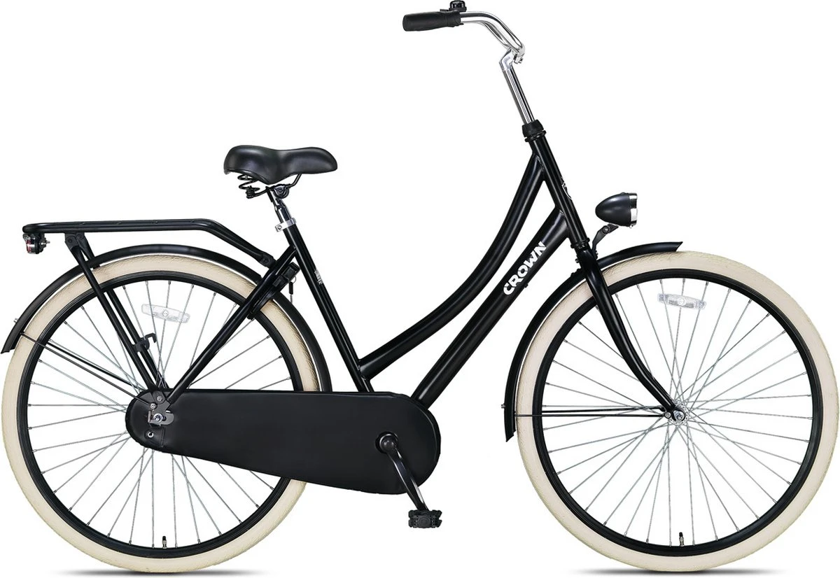 Crown Moscow Omafiets 28 Inch 53cm Zwart - Afbeelding 8