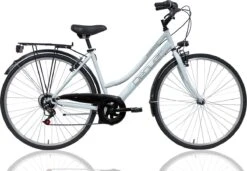 Denver D-Road, Damesfiets, Trekking, 7 Sp, Wit