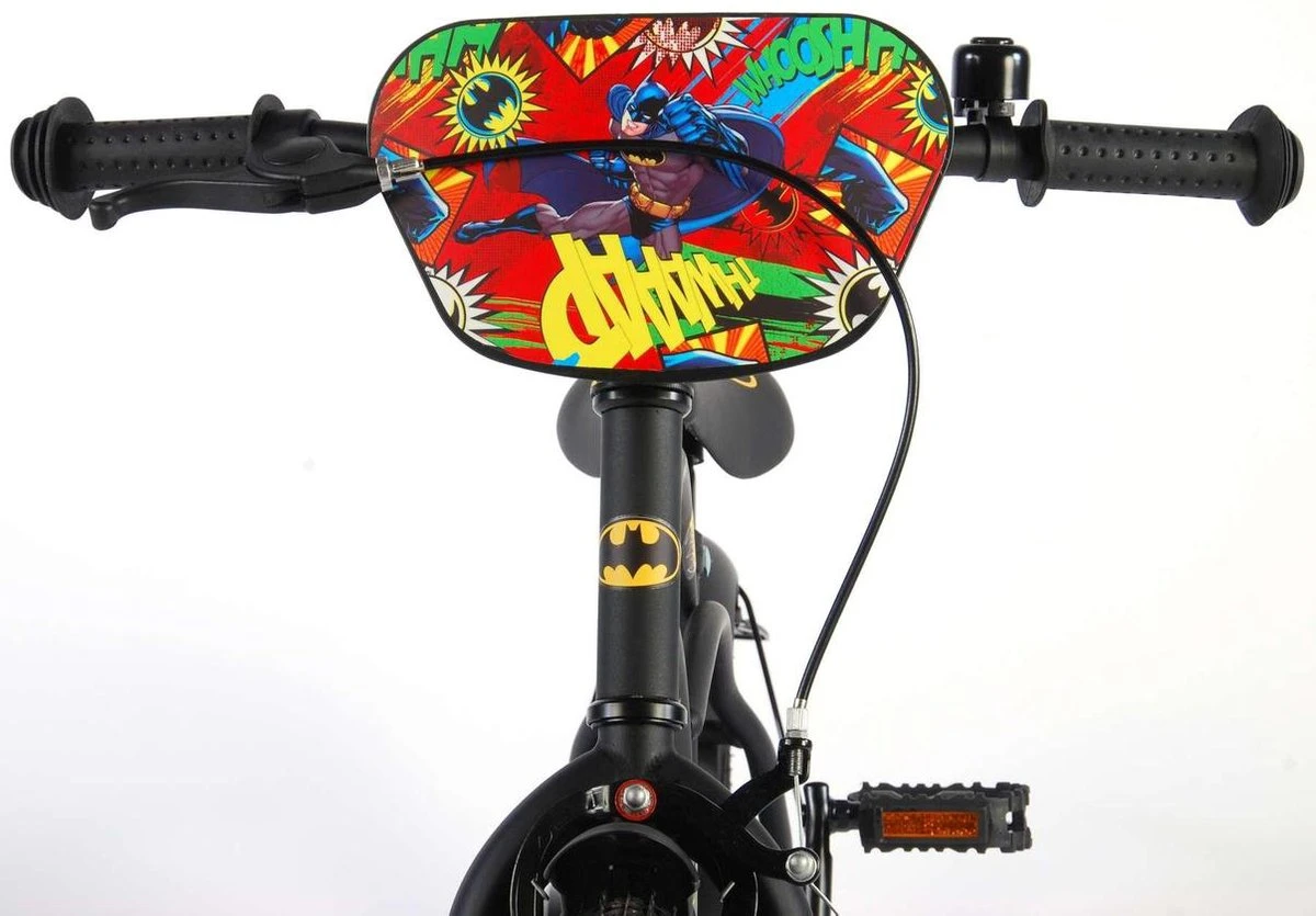 Volare Batman Kinderfiets - Jongens - 16 Inch - Zwart/Blauw - 95% Afgemonteerd - Afbeelding 8