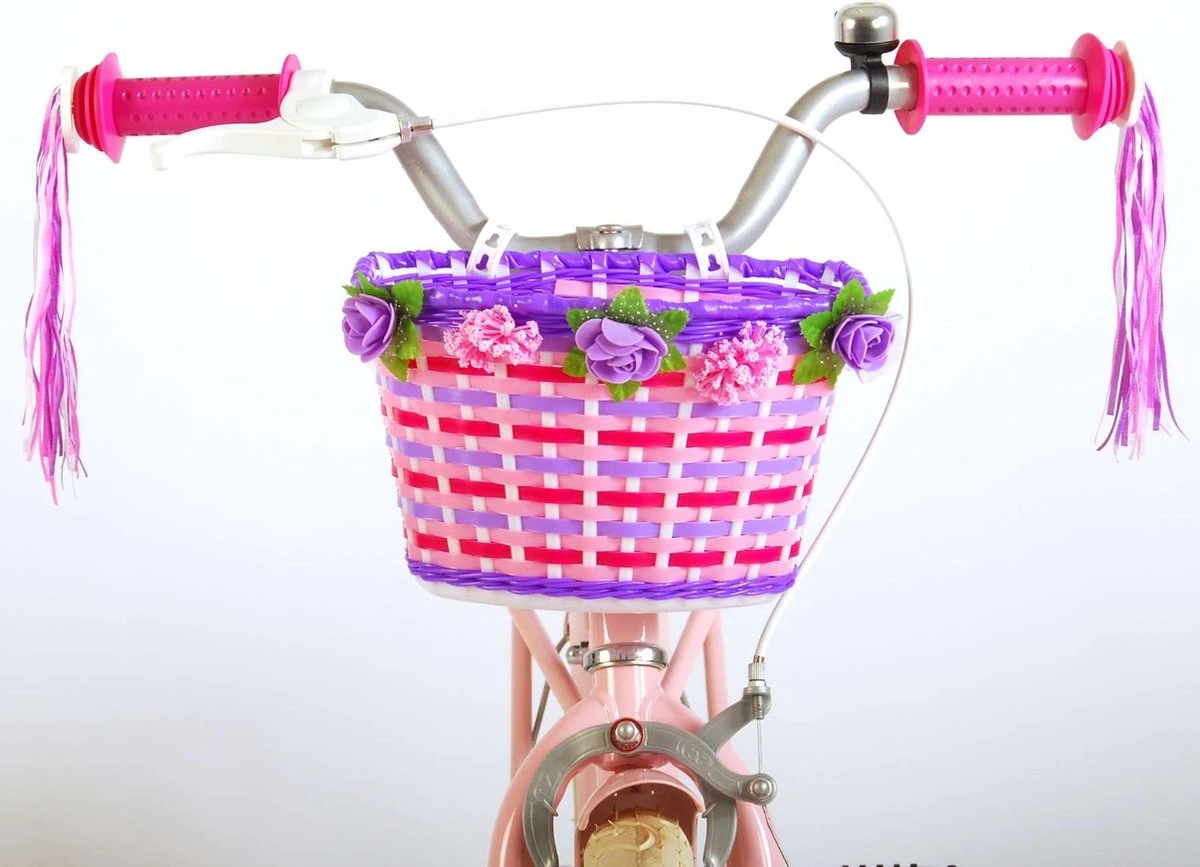 Volare Ashley Kinderfiets - Meisjes - 16 Inch - Roze - 95% Afgemonteerd - Afbeelding 5