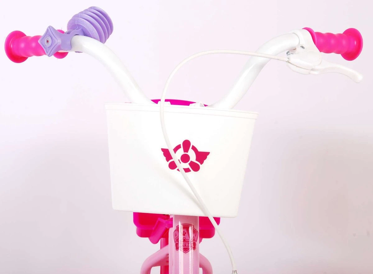Volare Paw Patrol Kinderfiets - Meiden - 12 Inch - Roze - Doortrapper - Afbeelding 11