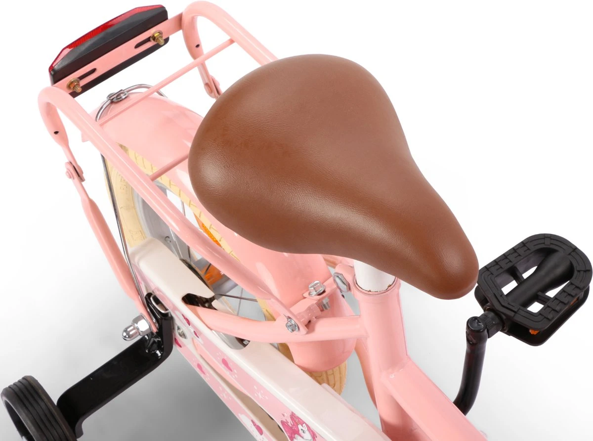 SJOEF Classic Meisjesfiets 12 Inch - Roze - Afbeelding 4