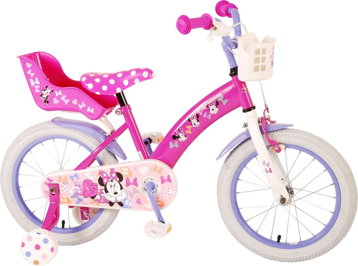 Disney Minnie Cutest Ever! Kinderfiets - Meisjes - 16 Inch - Roze - Afbeelding 12