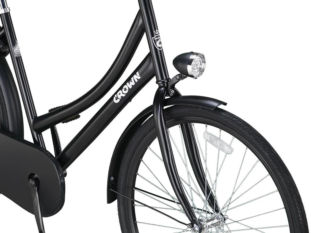 Crown Moscow Omafiets 28 Inch 53cm Zwart - Afbeelding 12