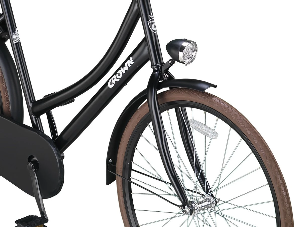 Crown Moscow Omafiets 28 Inch 53cm Zwart - Afbeelding 14
